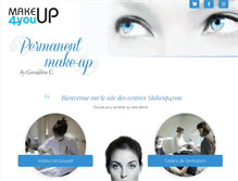 Tablet Screenshot of makeup4you.org